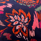 Barrette Plissée - Indigo Corail