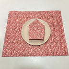 Set de Table & Serviette - Céramique Fleurie