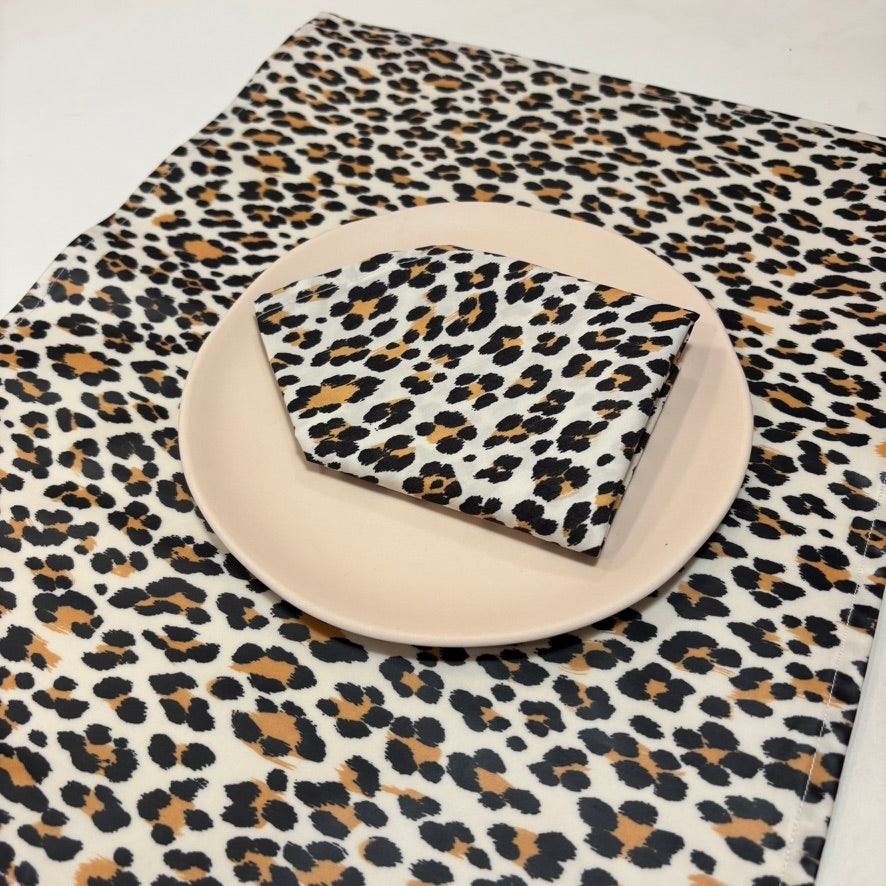 Set de Table & Serviette - Léopard