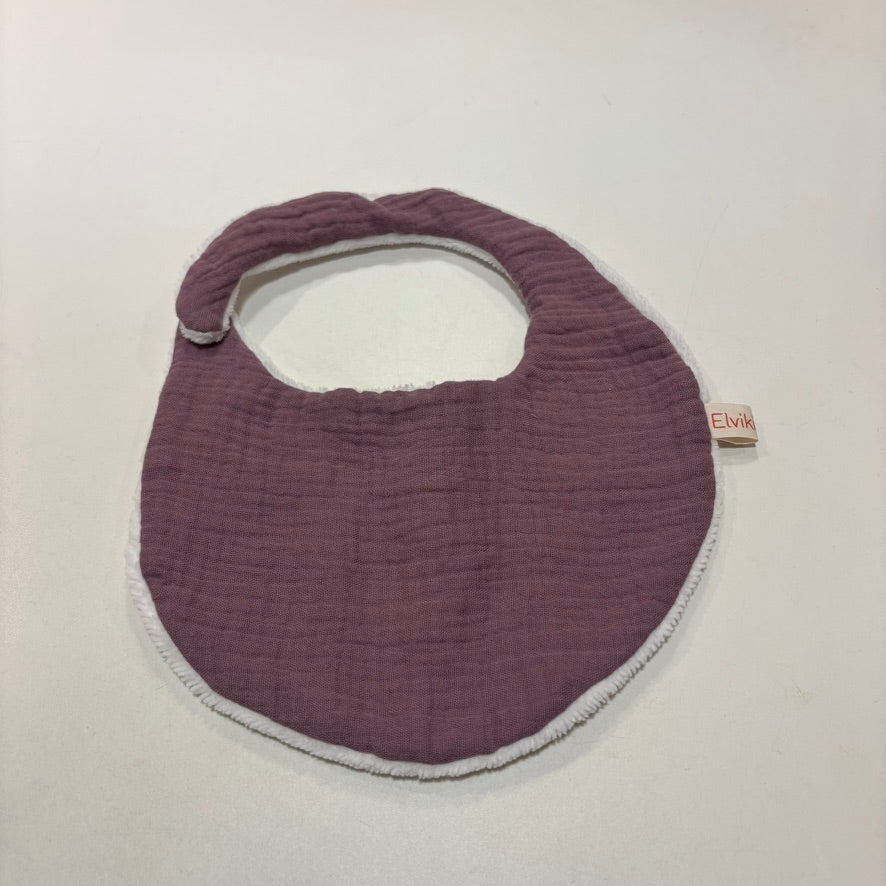 Bavoir Blanc - Parme