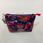 Pochette Zippée - Indigo Corail