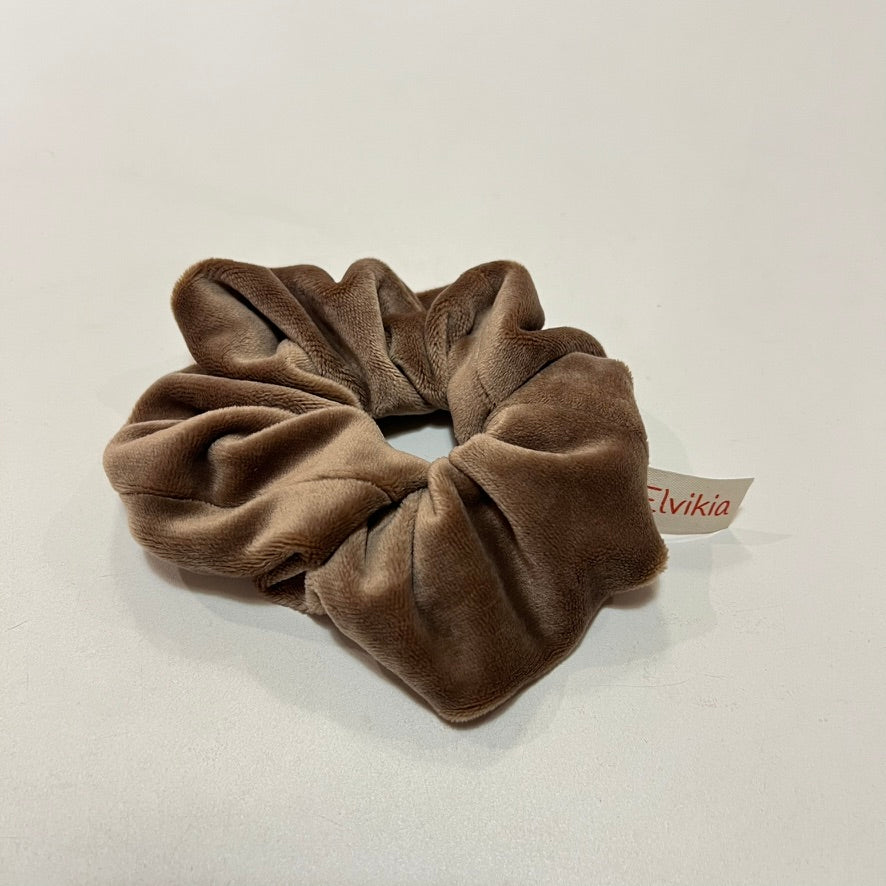 Chouchou Velours - Taupe