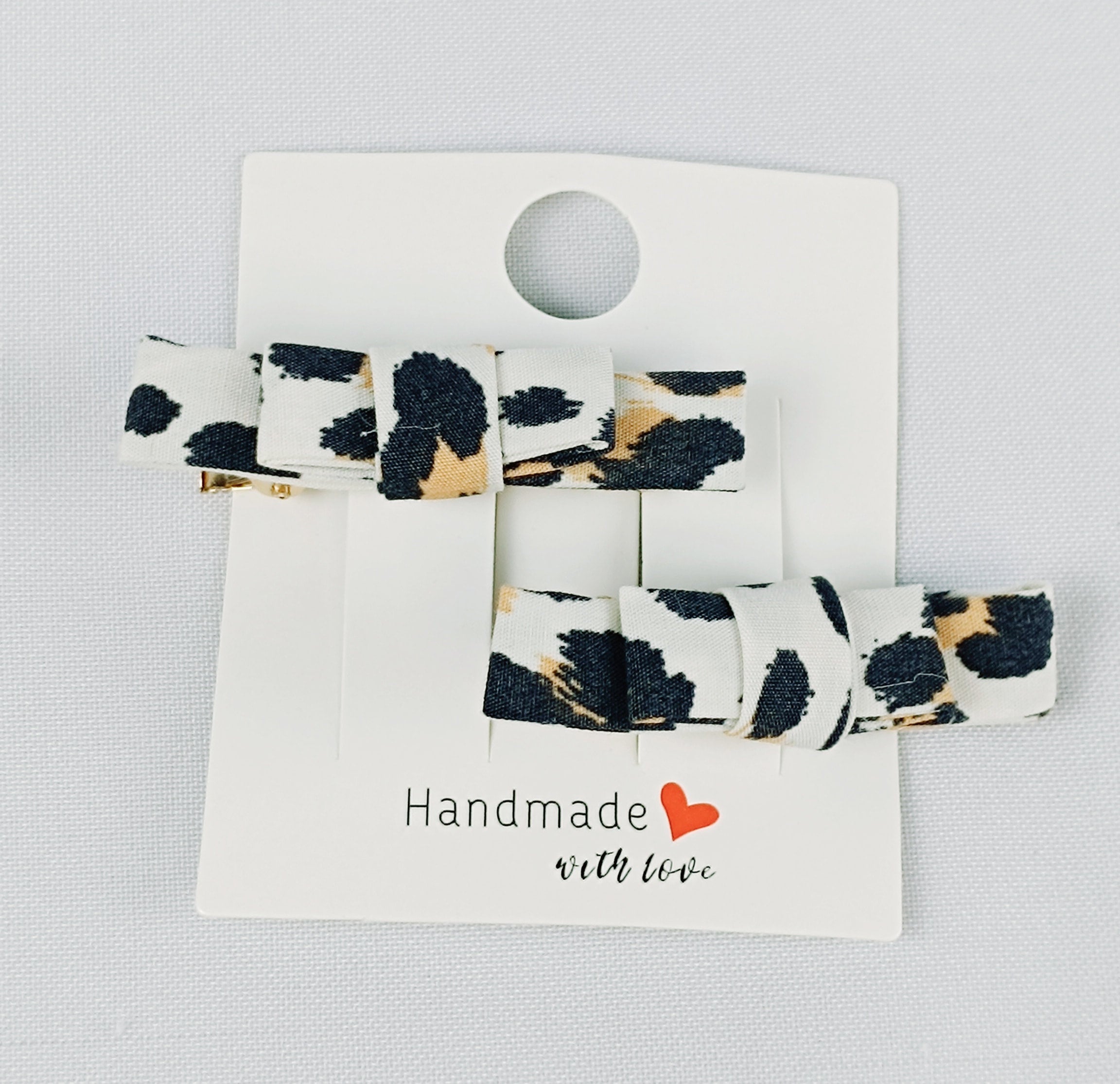 Barrettes Croco - Léopard