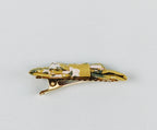 Barrettes Croco - Ocre