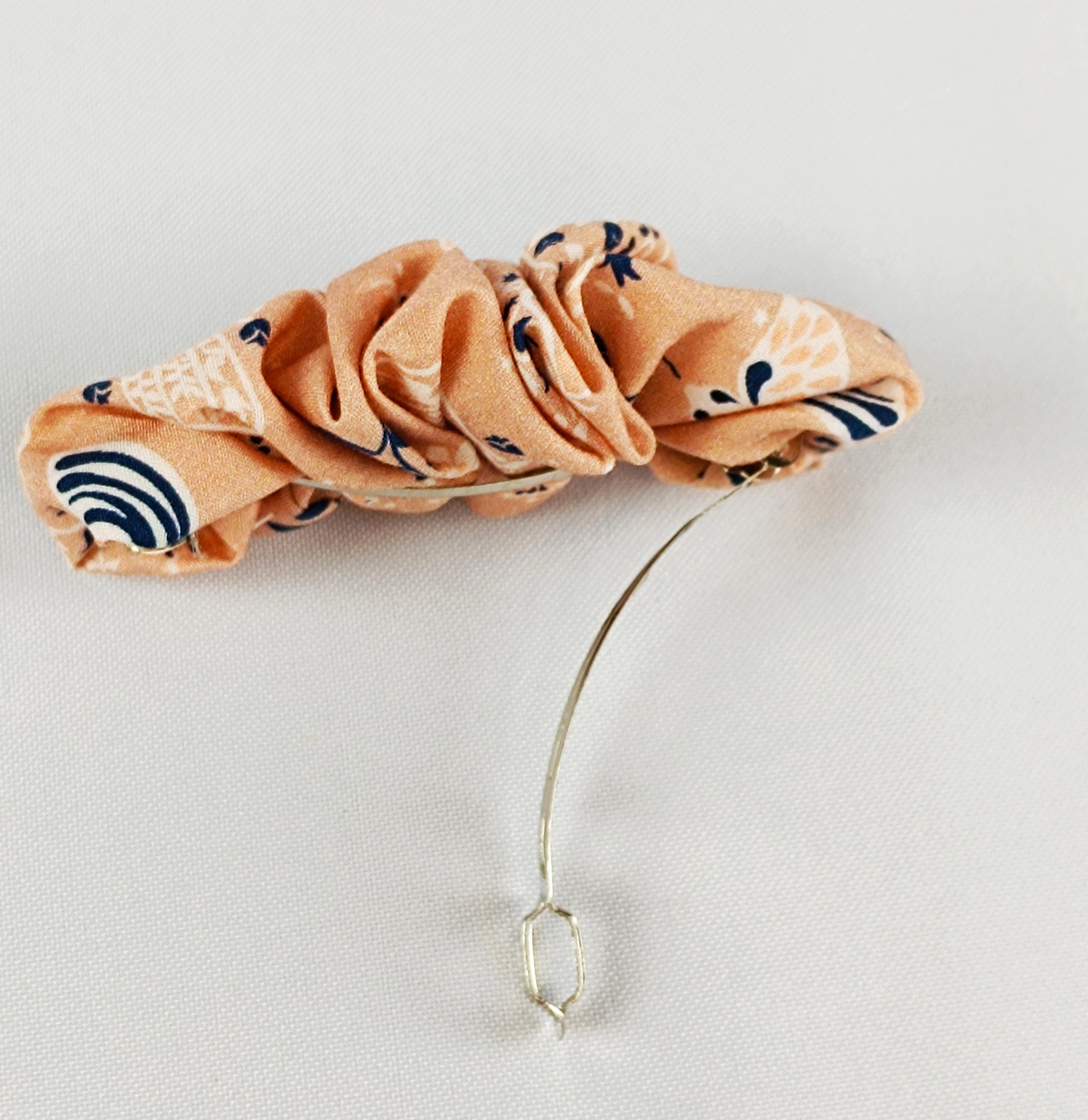 Barrette Plissée - Nude