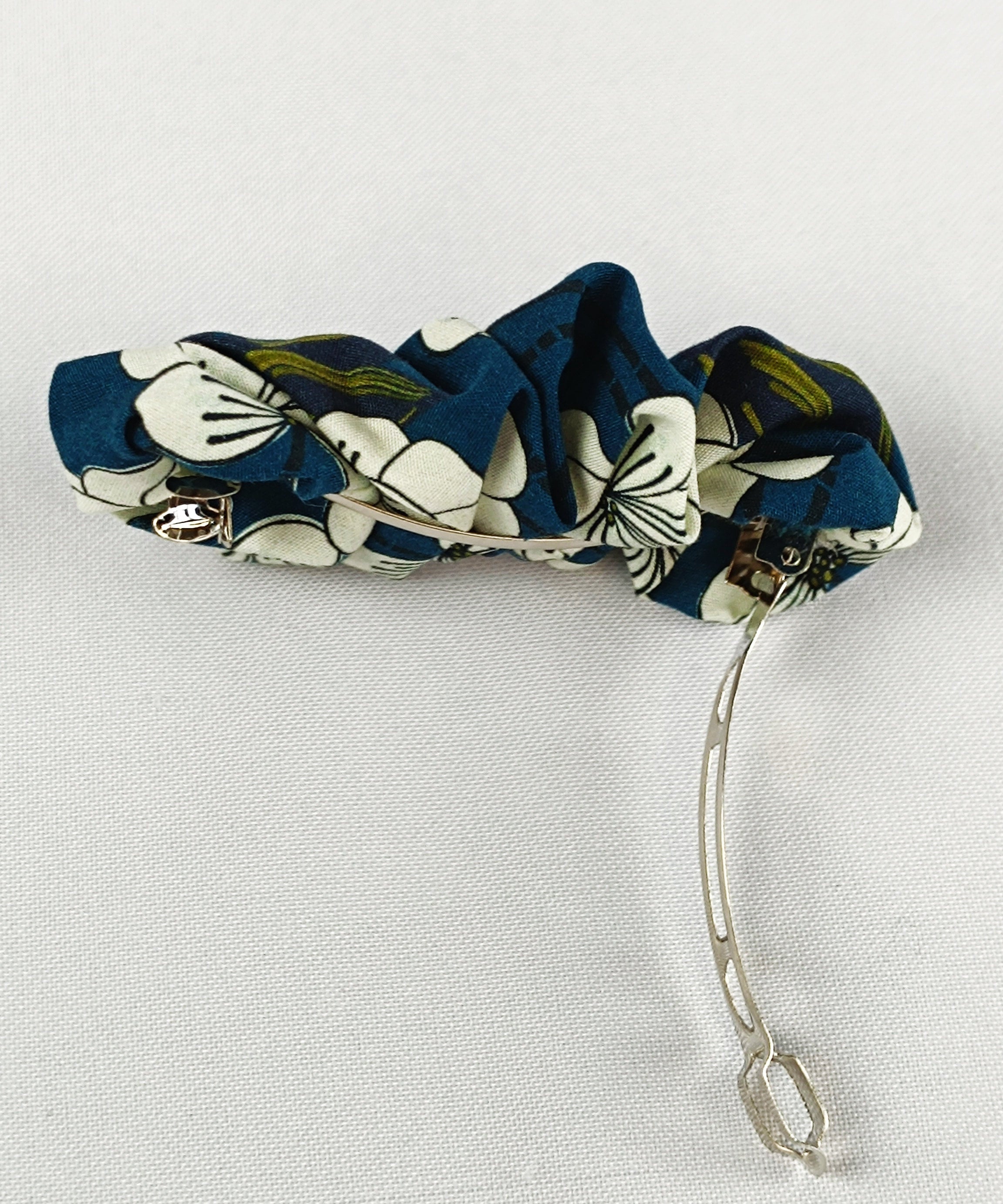 Barrette Plissée - Paradis Bleu