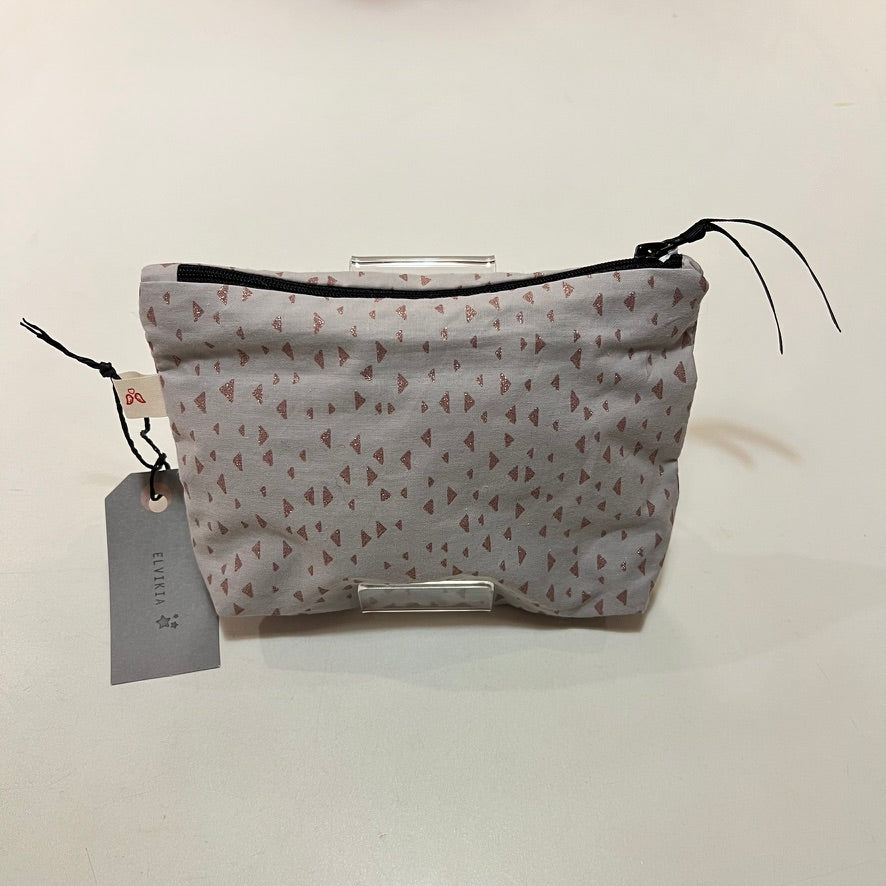 Pochette Zippée - Triangle Cuivré