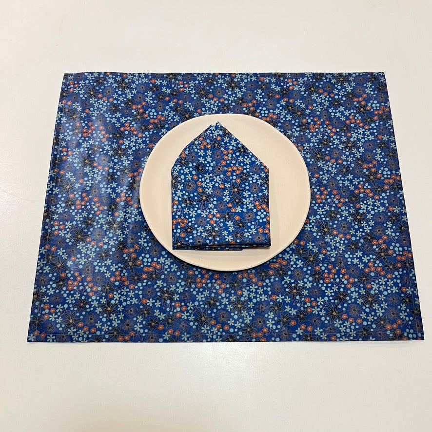 Set de Table & Serviette - Nuit de Bleu