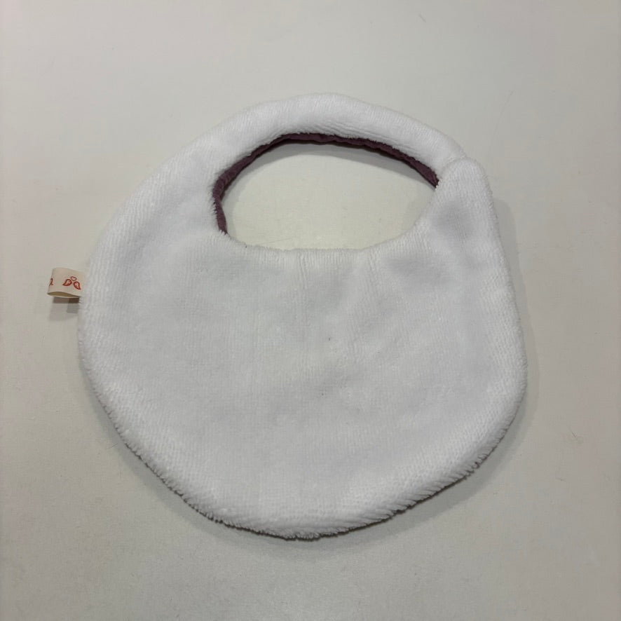 Bavoir Blanc - Parme