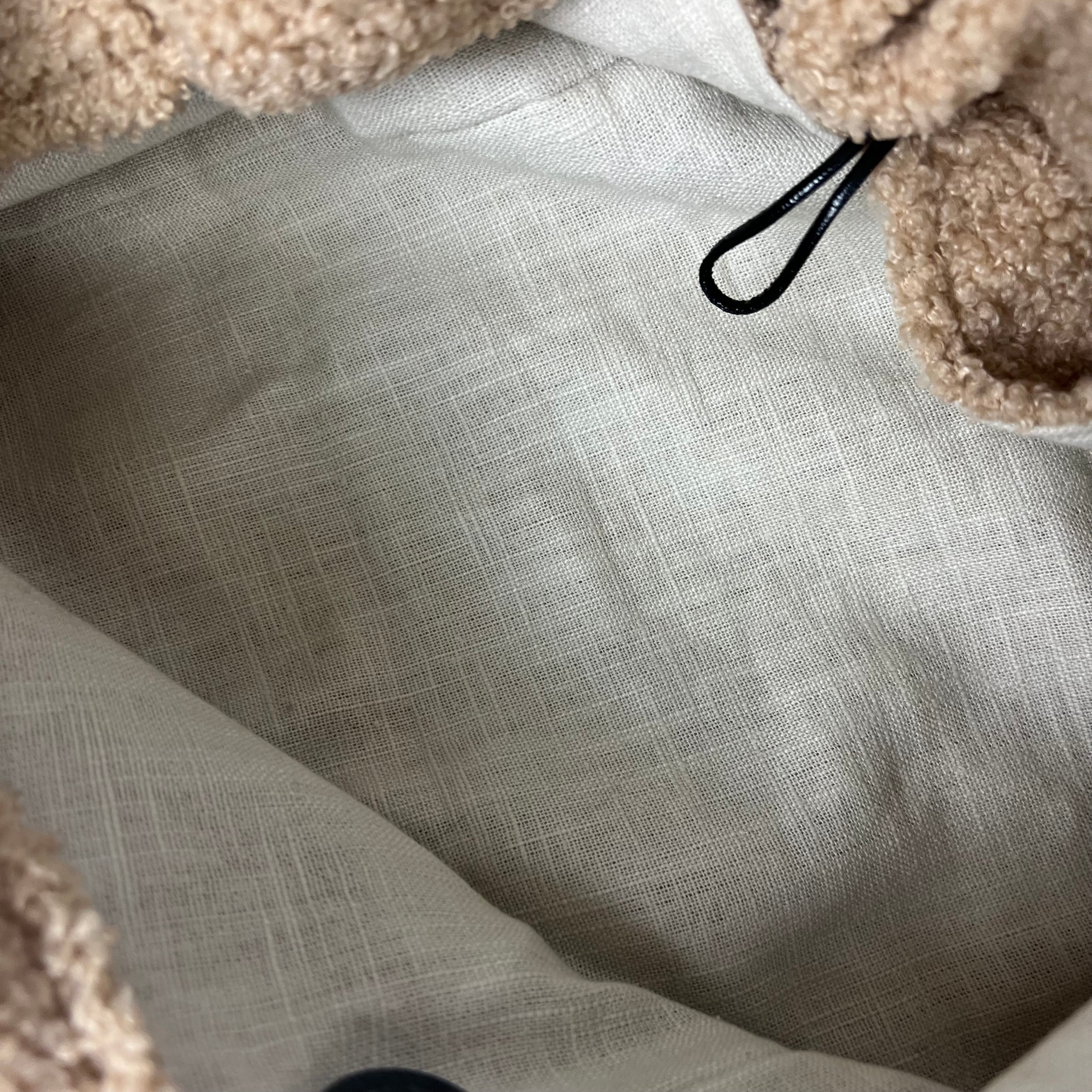 Sac à mains Sherpa - Caramel Chaud