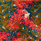 Chouchou Scrunchie - Oiseau Fleuri