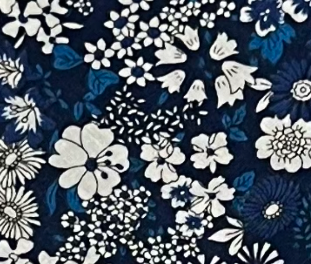 Set de Table & Serviette - Fleurs Bleues
