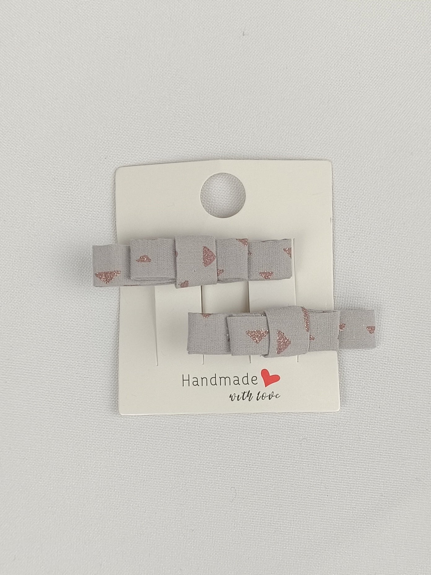 Barrettes Croco - Triangle Cuivré