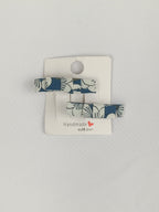 Barrettes Croco - Paradis Bleu