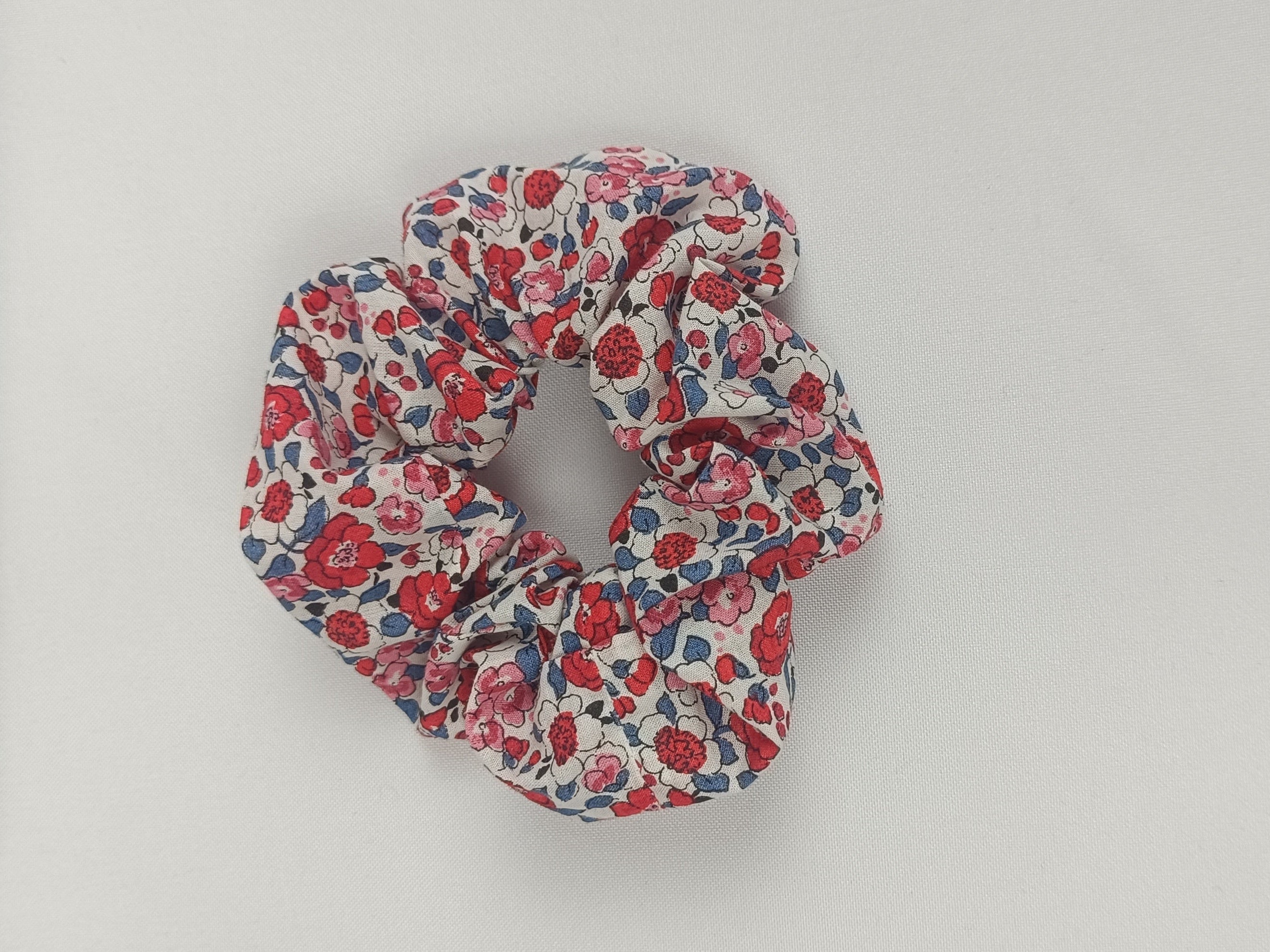 Chouchou Scrunchie - Fleurs de Cerises